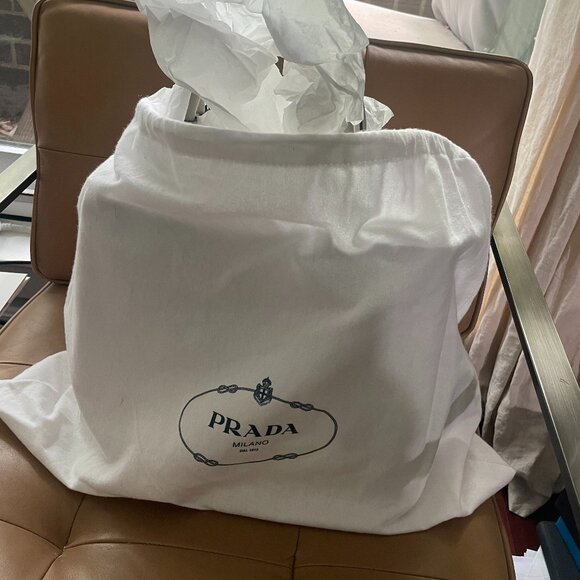 Prada medium Saffiano Double tote bag - Picture 4 of 4